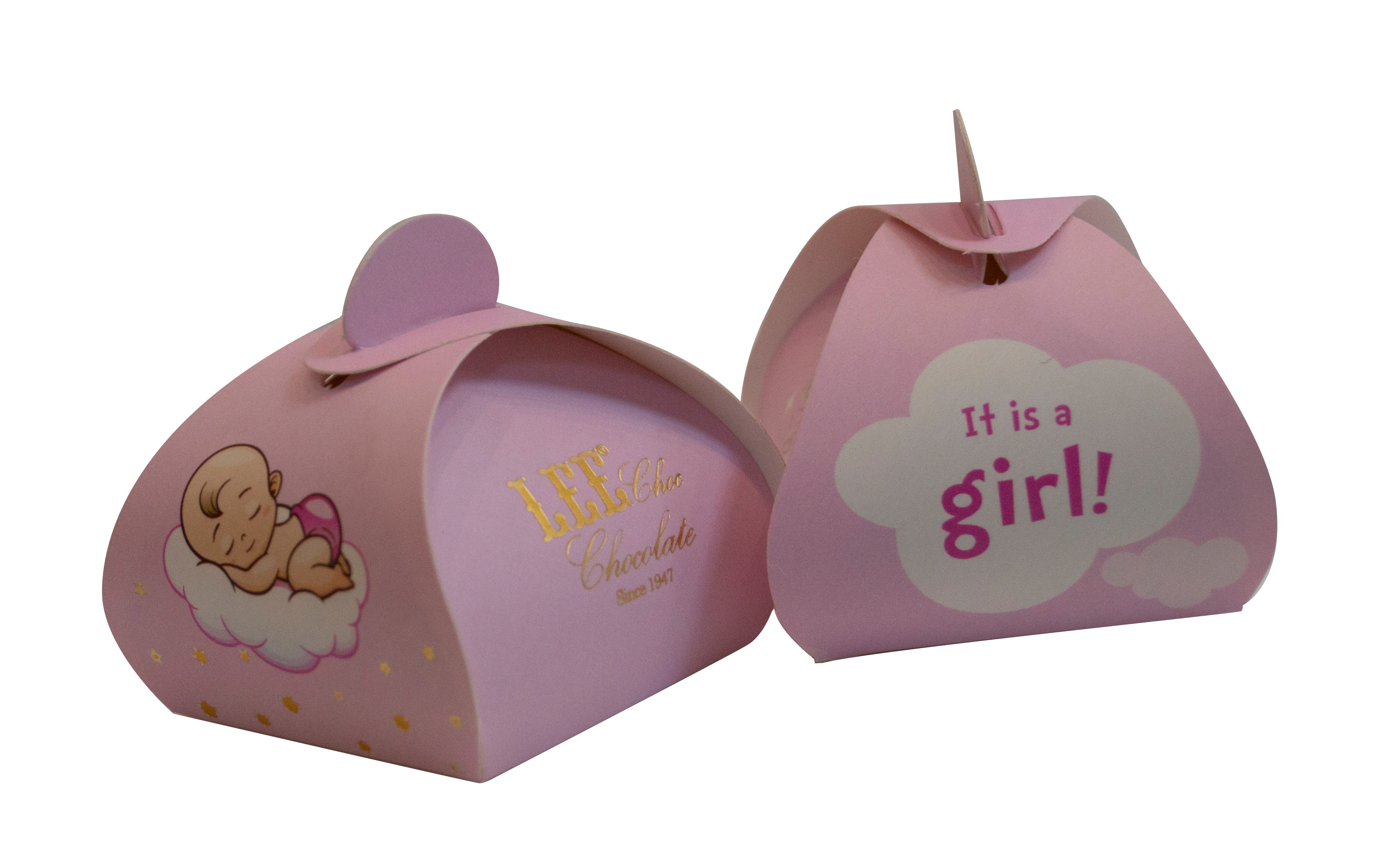 Baby Girl Round Box-L — علبة دائرية للبنات كبيرة