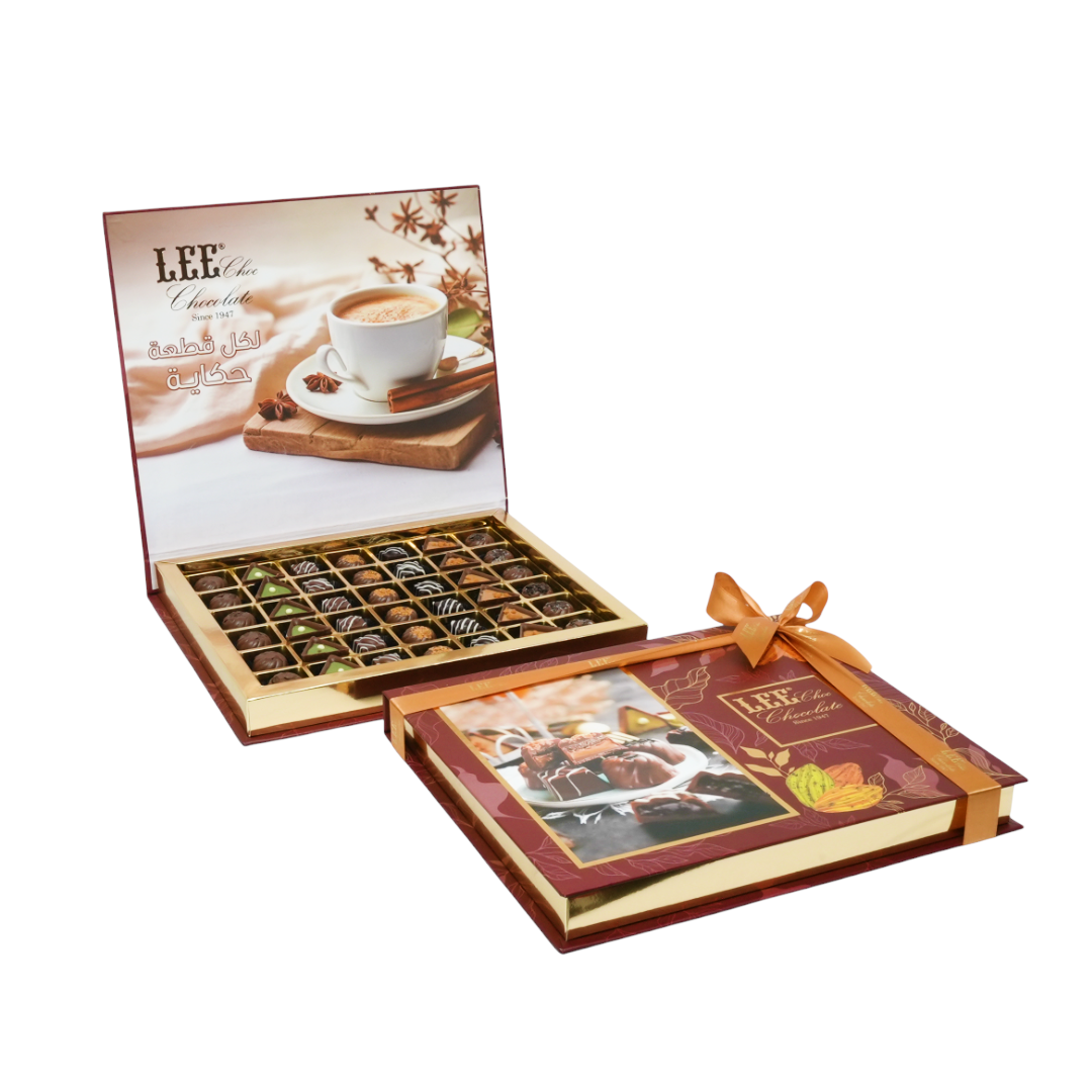 Assorted Fresh Chocolate Box (Coffee Themed 4) — علبة شوكولاتة طازجة مشكلة