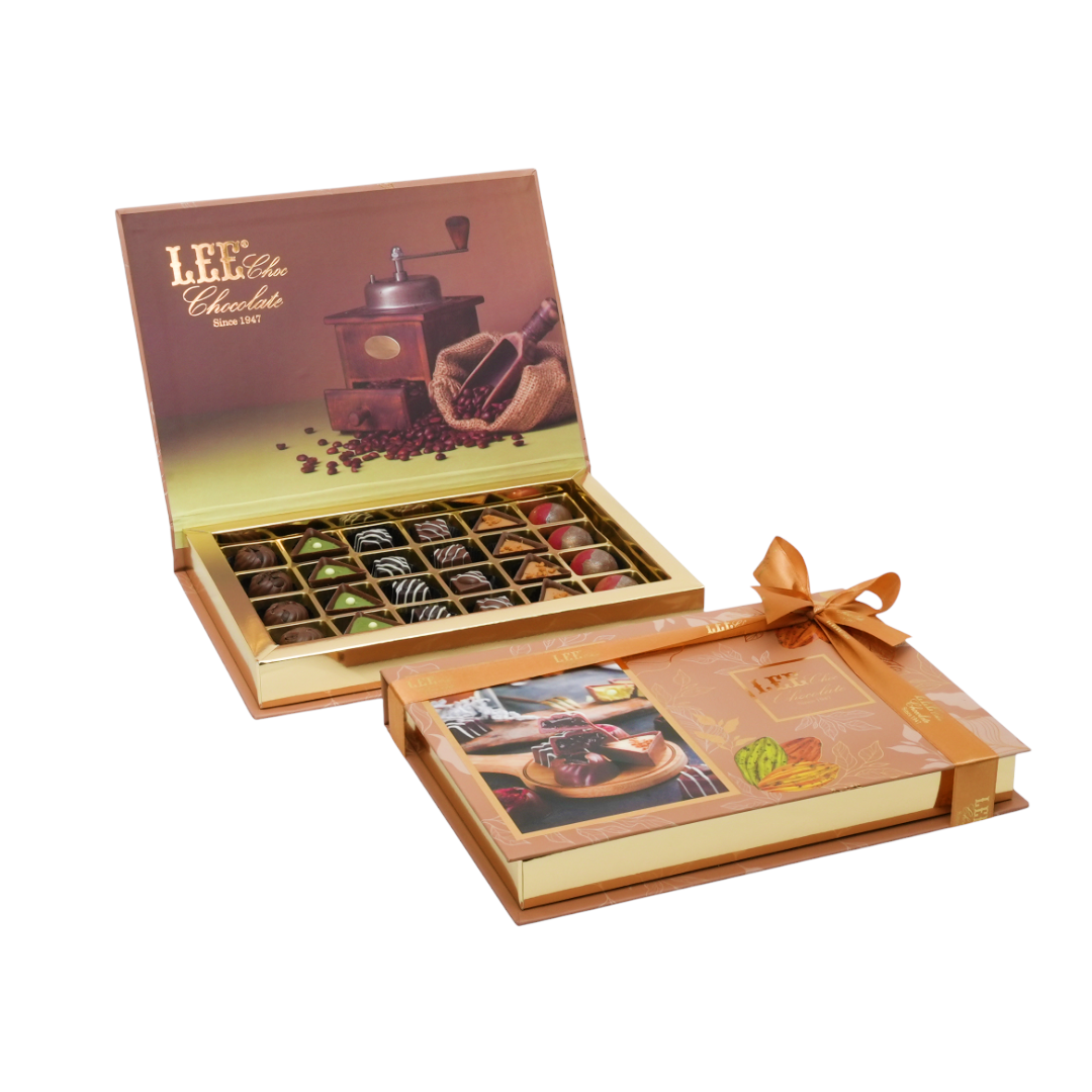 Assorted Fresh Chocolate Box (Coffee Themed 1) — علبة شوكولاتة طازجة مشكلة