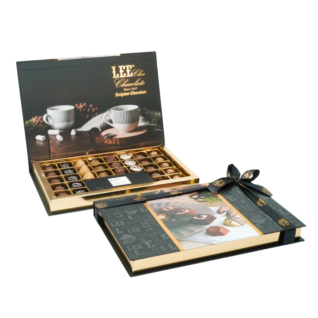 Assorted Fresh Chocolate Box (Coffee Themed 2) — علبة شوكولاتة طازجة مشكلة