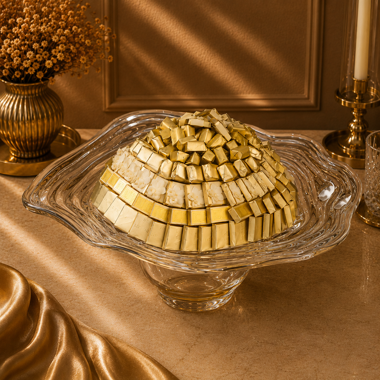 [ION ART] Premium Glass Bowl - Mix Chocolate