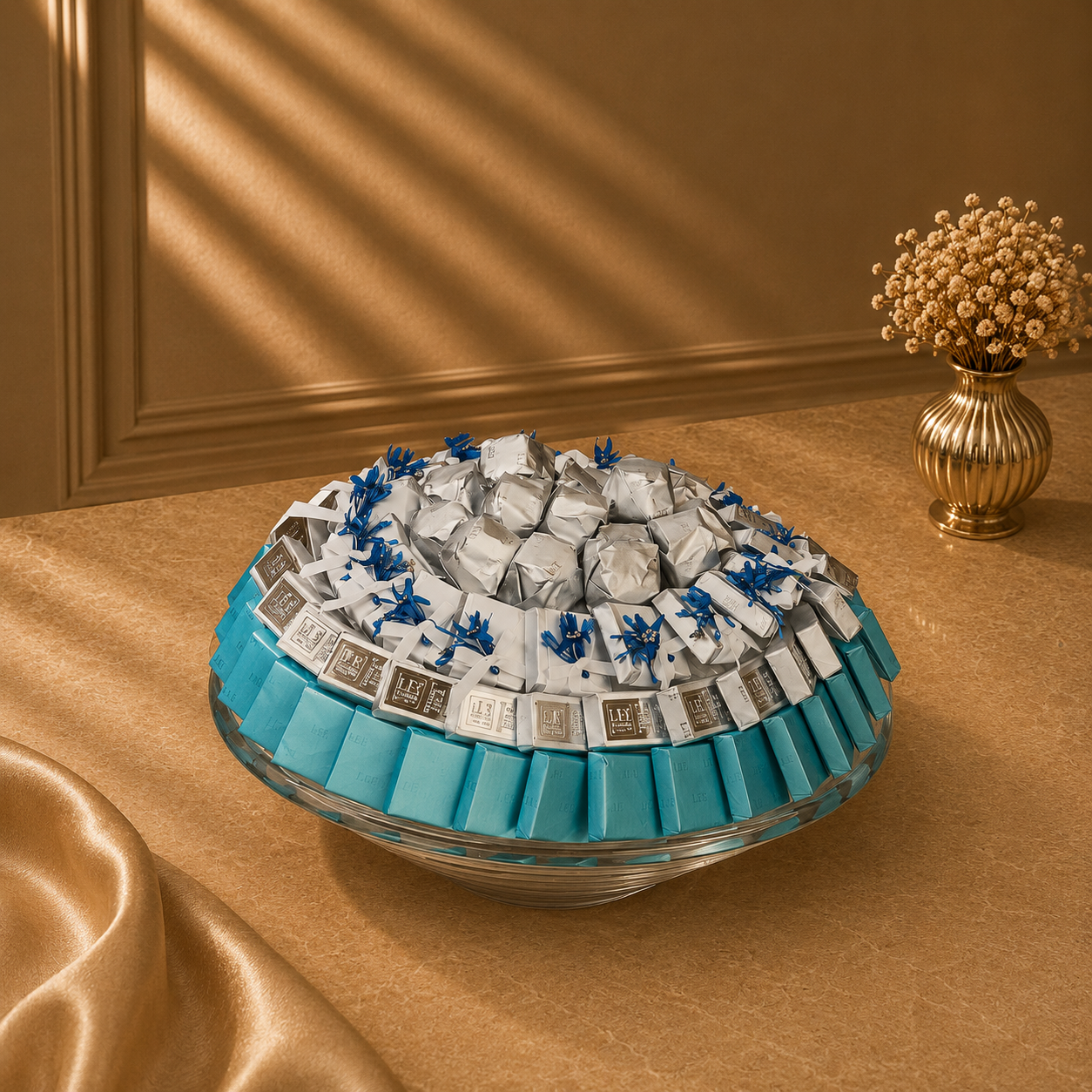 Crystal Dalian Bowl - Mix Chocolate