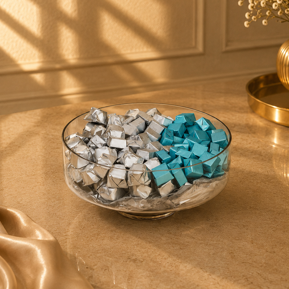 Bejing Glass Bowl - Mix Chocolate