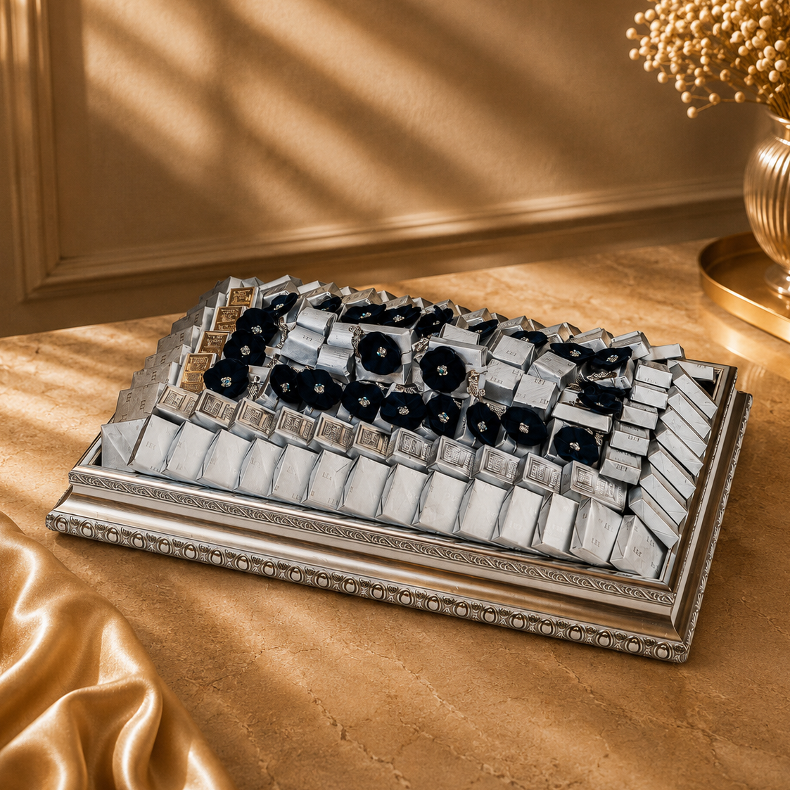 Deco Wooden Tray - Mix Chocolate