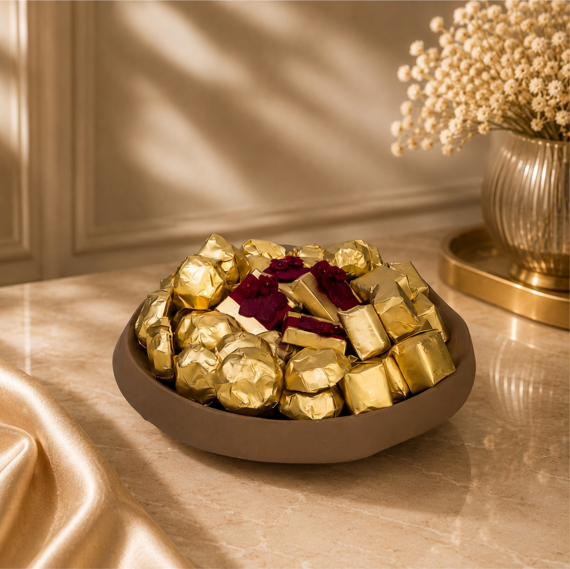 Ceramic Plate - Mix Chocolate
