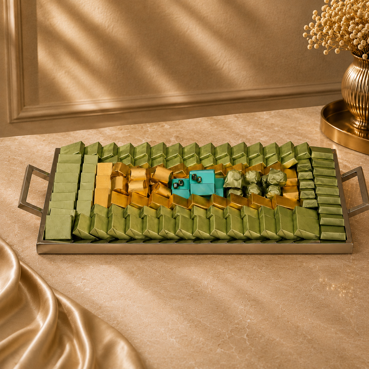 Deco Silver Tray - Mix Chocolate