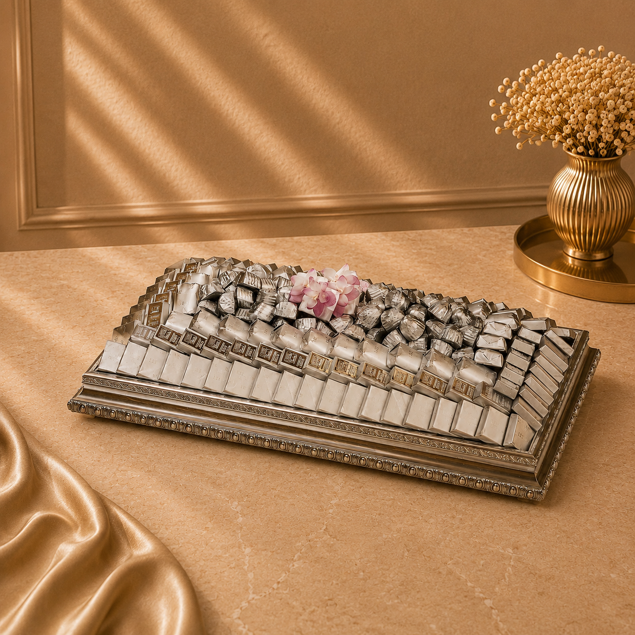 Deco Wooden Tray - Mix Chocolate