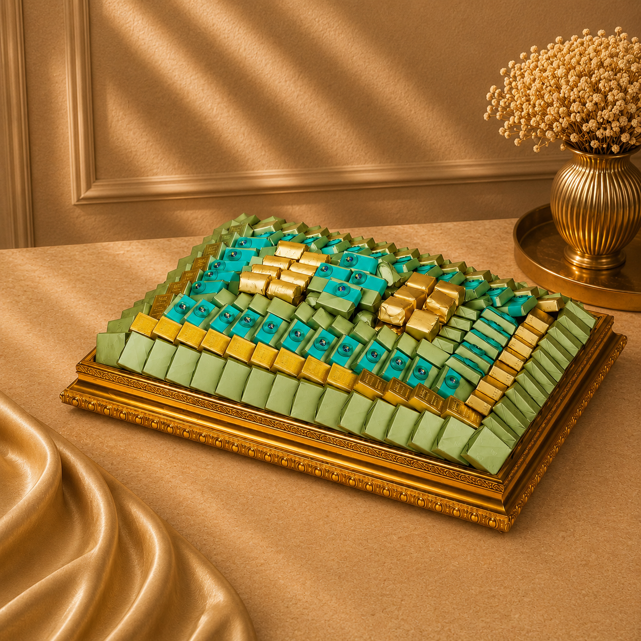 Deco Wooden Tray - Mix Chocolate