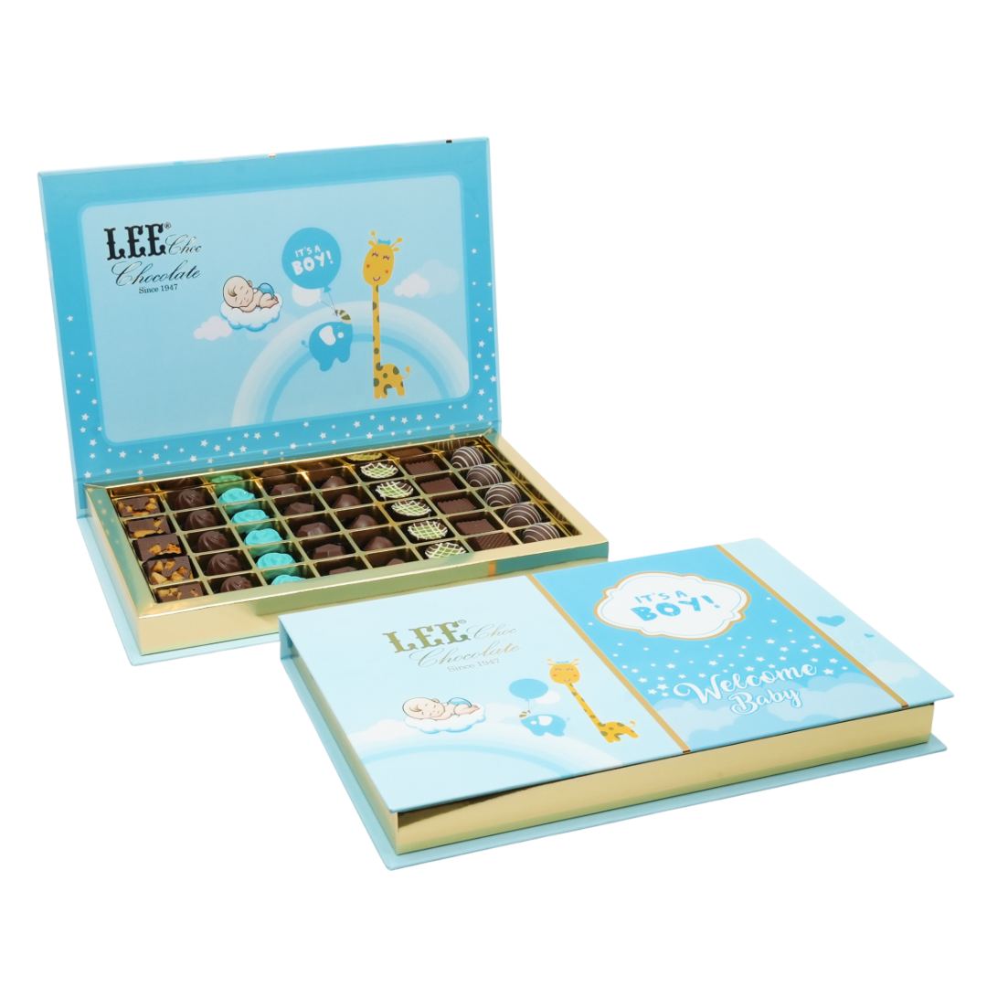 New born assorted mix chocolate box — علبة شوكولاتة مشكلة للمواليد