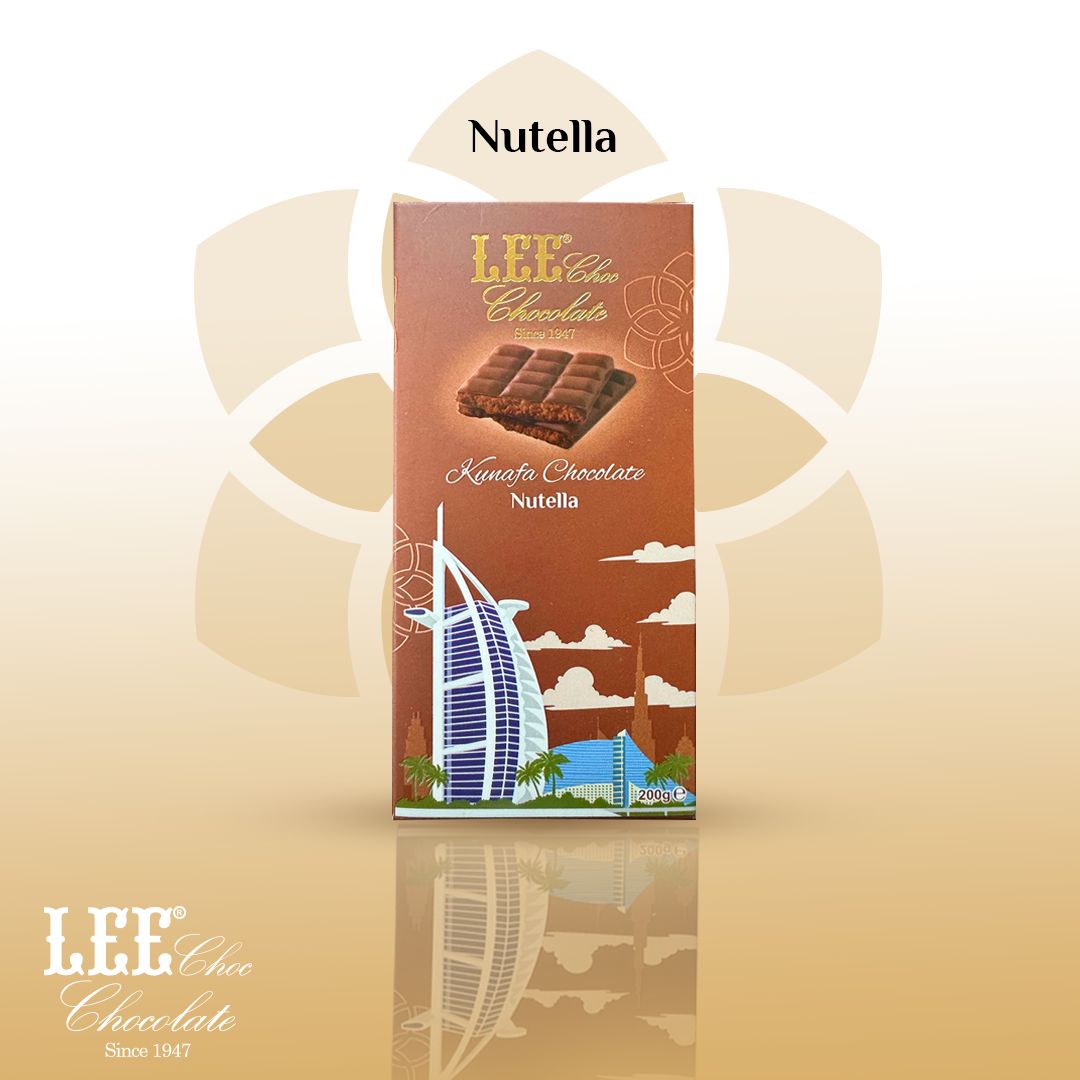 Nutella Kunafa Chocolate Bar 200G — لوح شوكولاتة كنافة نوتيلا 200 جرام