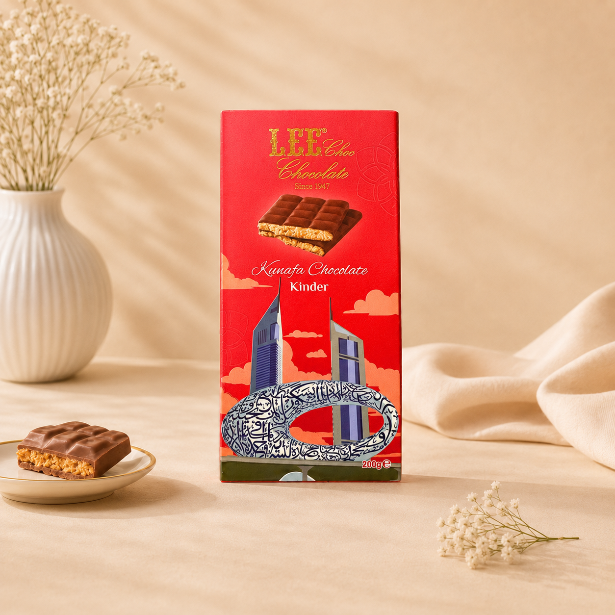 Kinder Kunafa Chocolate Bar