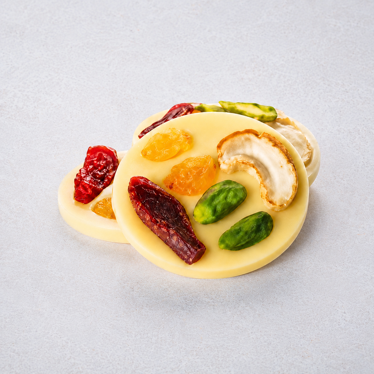 White Slice With Dried Fruits